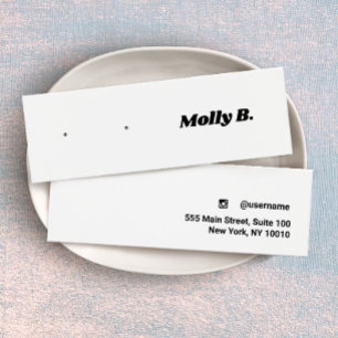 Cute Retro Stud Earring Jewelry Display Card