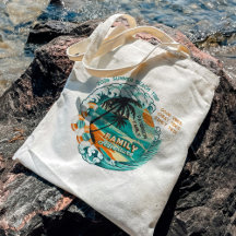 Cute Retro Summer Beach Trip Family Reunion Custom