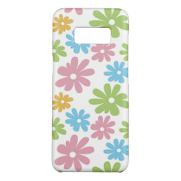 Cute Retro Summery Colors Flower Pattern Case-Mate Samsung Galaxy S8 Case