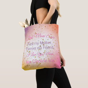 Cute Retro Vintage Best Mom Ever Mothers Day Tote Bag