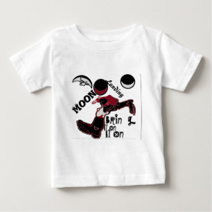 Cute retro vintage Bring it On Moon Landing HoHoHo Baby T-Shirt