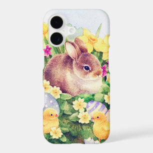 Cute retro vintage Easter bunny  iPhone 17 Case