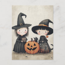 Cute Retro Vintage Halloween Kids Trick or Treat