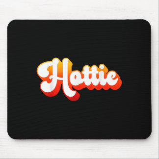 Cute Retro Vintage Hottie Mouse Pad