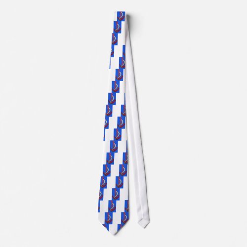 cute Retro Vintage Navy Achorjpg Tie