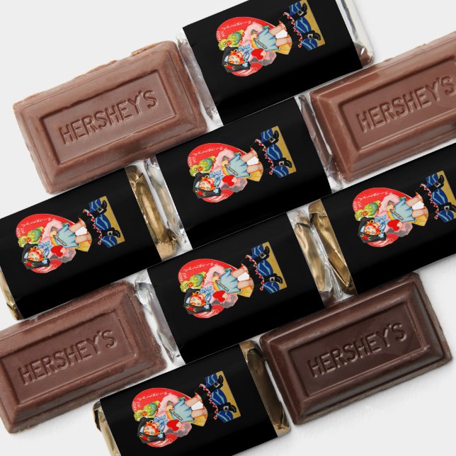 cute retro vintage pirate Valentine Hershey's Miniatures (Assorted)