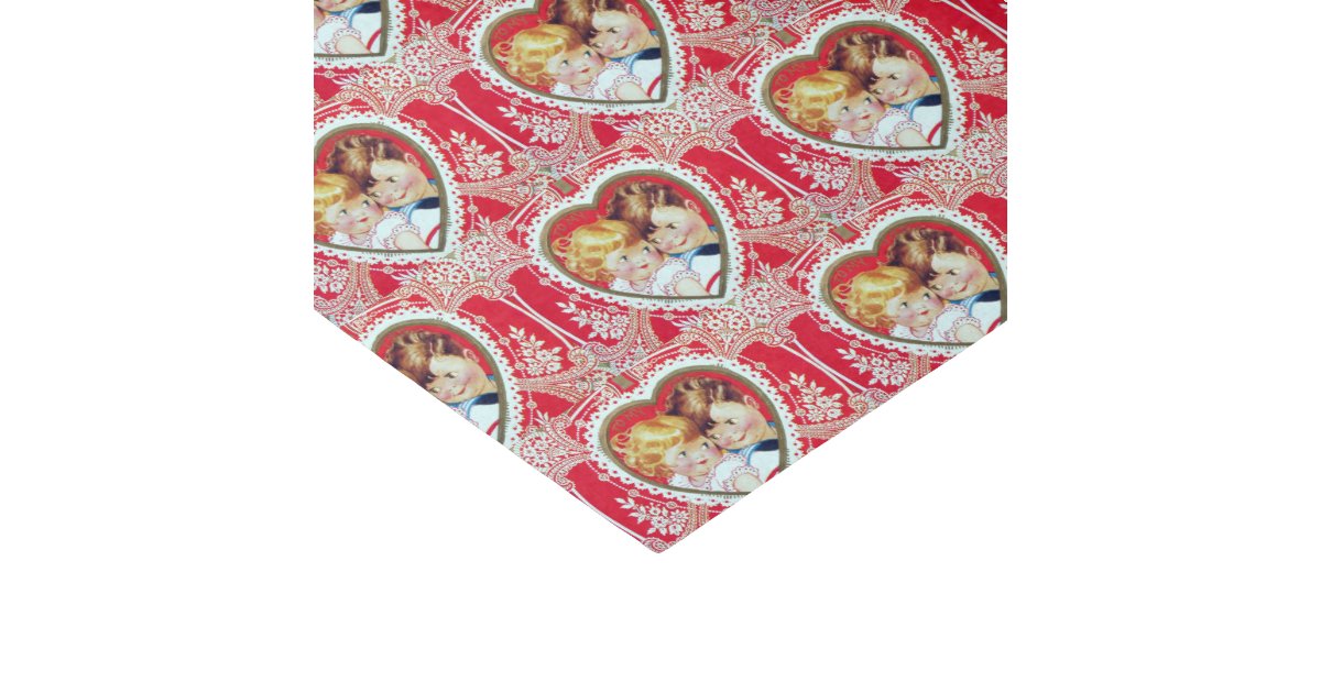 Vintage Valentine Tissue Paper | Zazzle