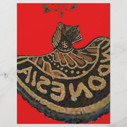 Cute Retro Vintage vector Indonesia Hakuna Matata (Front)