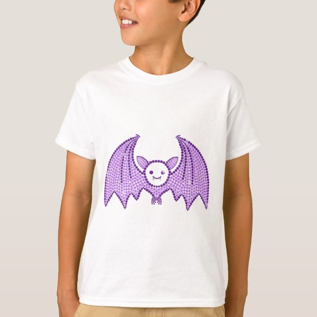 Cute Rhinestone Bat T-Shirt (Front)