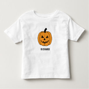 Cute RICHARD Pumpkin Orange Halloween Name  Toddler T-shirt
