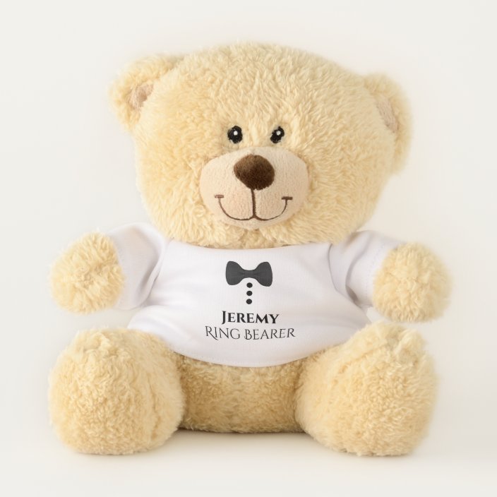 teddy bear in tuxedo