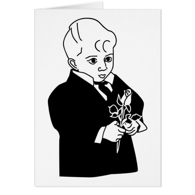 Cute Ringbearer BW (Front)