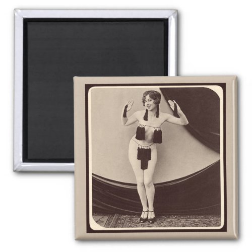 Cute risqu 1920s Flapper Girl    Magnet