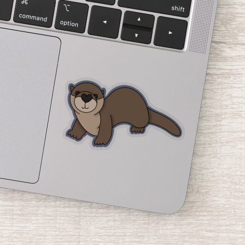 Cute River Otter Sticker