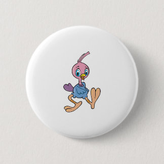 cute roadrunner pinback button