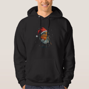 Cute Robin Bird in Christmas mood Costume Hoodie