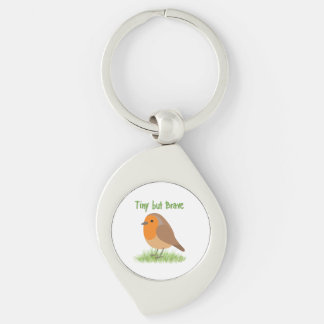 Cute Robin Bird Magnet Keychain