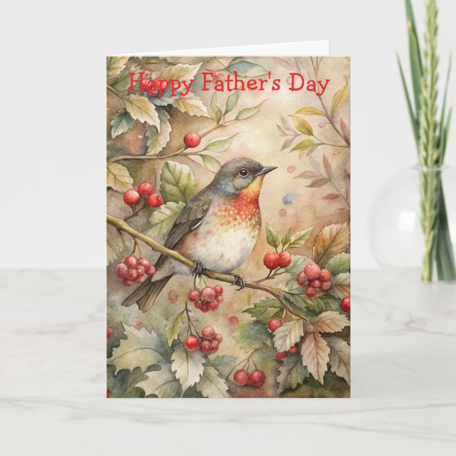 Cute Robin Card (Front)