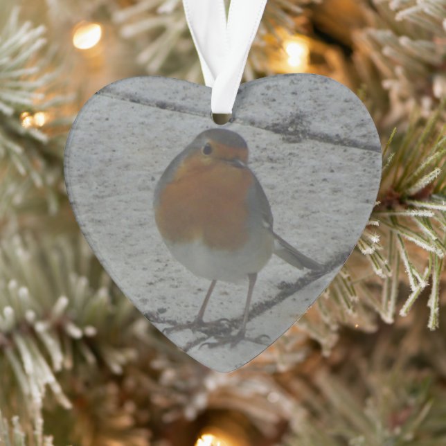 Cute Robin Christmas Ornament (Tree)