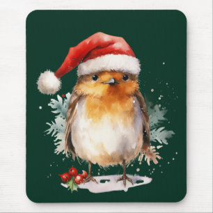 Cute Robin Mouse Pad