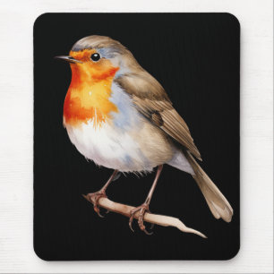 Cute Robin Mouse Pad