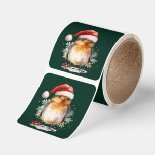 Cute Robin Square Sticker