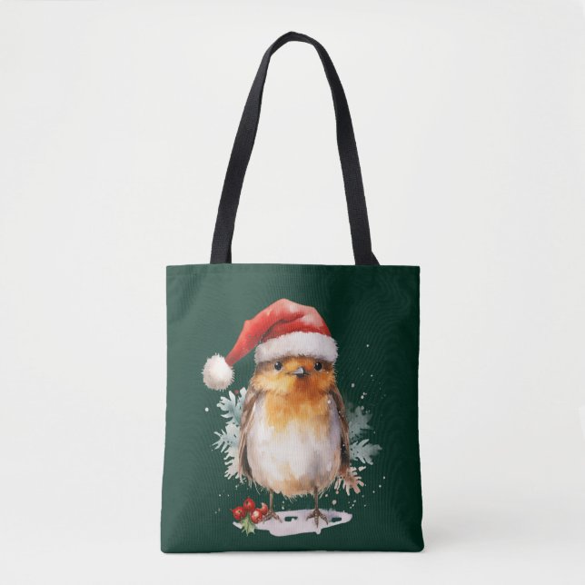 Cute Robin Tote Bag (Front)