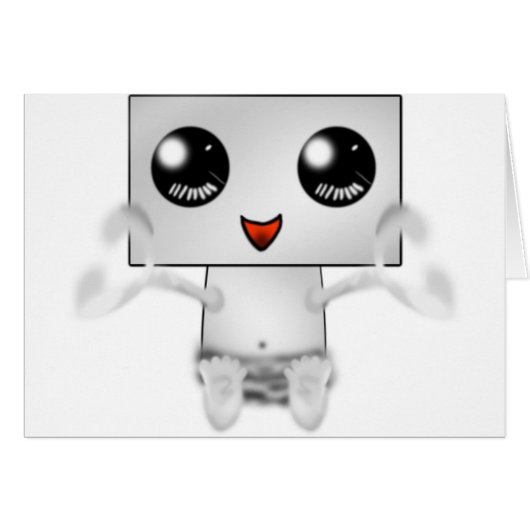 Cute Robot Cards (Front Horizontal)