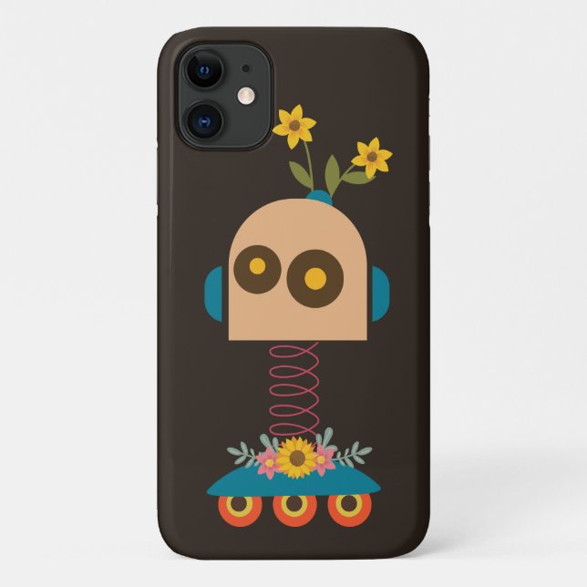 Cute robot children's design Case-Mate iPhone case (Back)