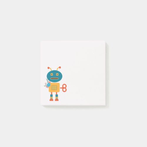 Cute robot colorful Geek Post_it Notes