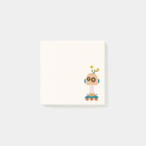 Cute robot colorful Geek Post_it Notes