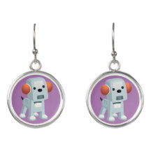 Cute Robot Dog Lavender