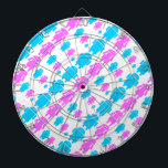 Cute robot familly pattern dart board<br><div class="desc">Cute robot familly pattern</div>
