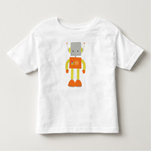 Cute Robot, Funny Robot, Silly Robot, Robotics Toddler T-shirt