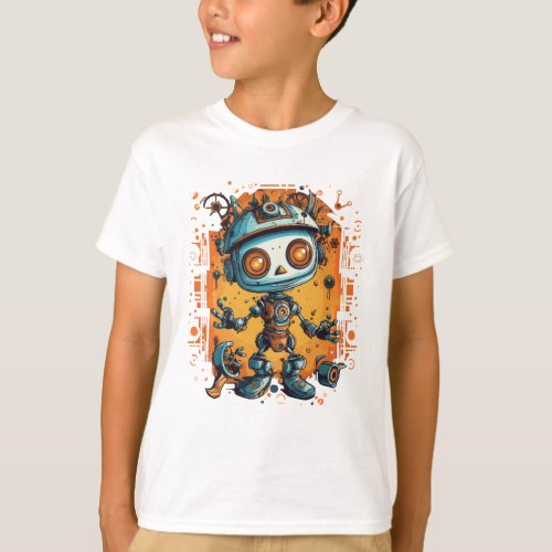 Cute Robot Gizmo T_Shirt