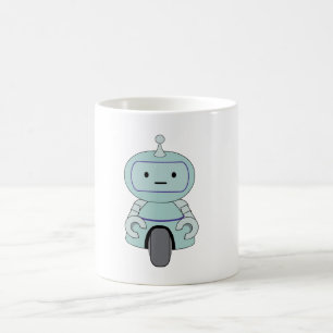 Cute Robot Illustration Coffee Mug