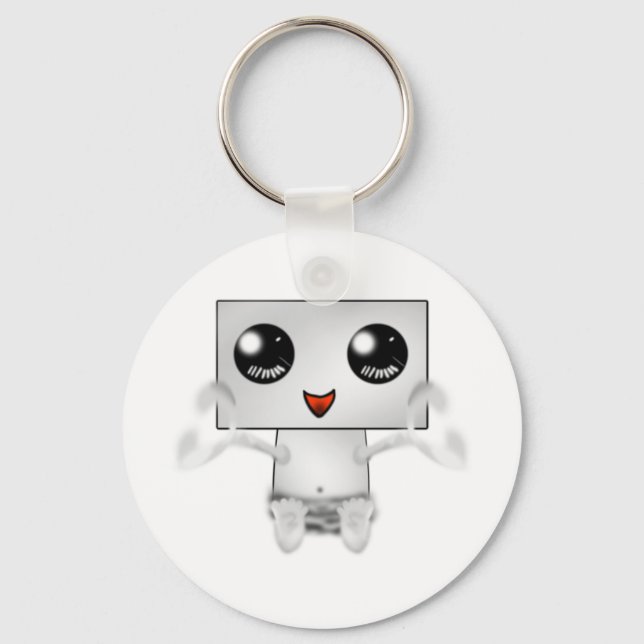 Cute Robot Keychain (Front)
