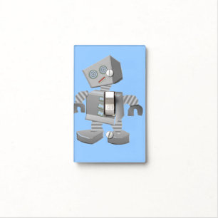 Cute Robot Lightswitch Cover