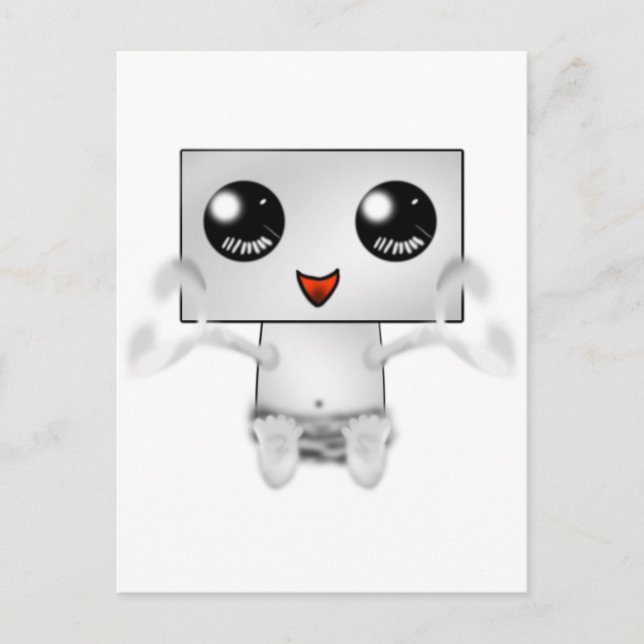 Cute Robot Postcard (Front)