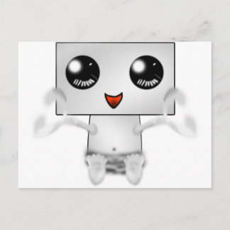 Cute Robot Postcard