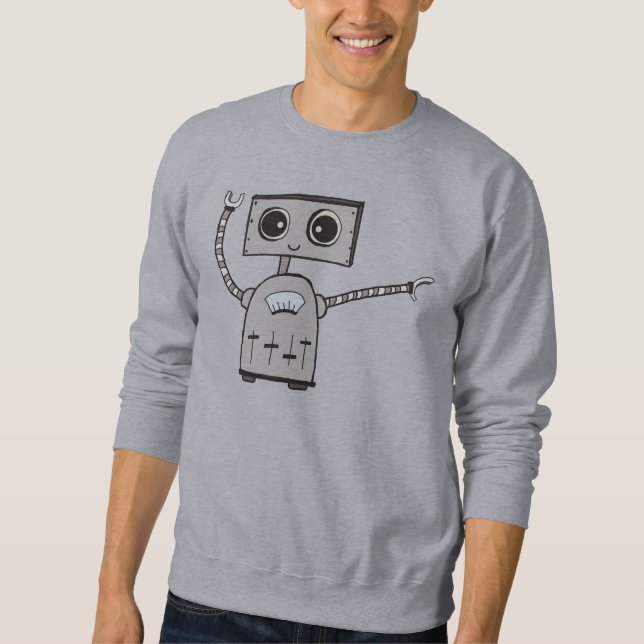 Cute Robot Sweatshirt (Front)