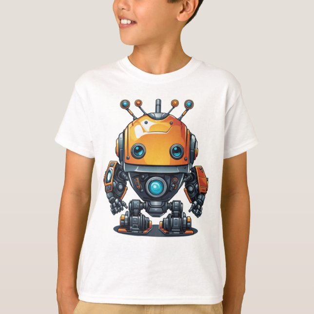 Cute Robot T-Shirt (Front)