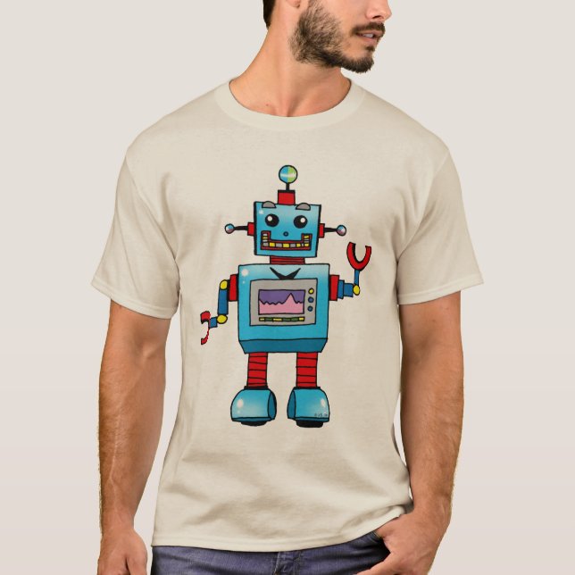 Cute robot T-Shirt (Front)