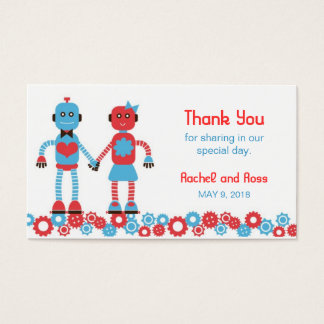 Cute Robot Theme Wedding