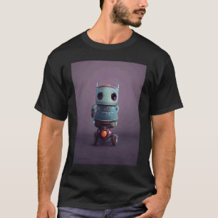 Cute Robots Fantasy Bots Adorable Creature for Gee T-Shirt