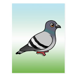 Customizable Rock Pigeon Postcard