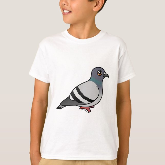 Cute Rock Pigeon T-Shirt (Front)