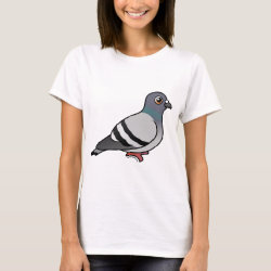 Customizable Rock Pigeon Women's Basic T-Shirt