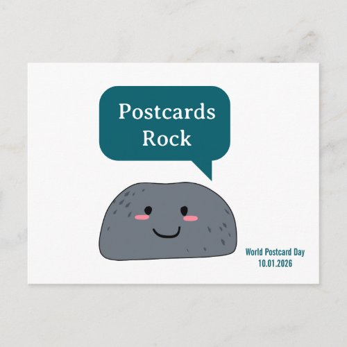 Cute Rock Postcard Day 2026