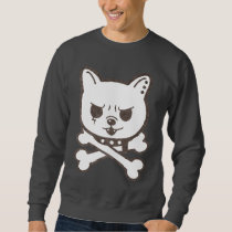 Cute Rocker Puppy Skull Kids T-shirt Sweatshirt